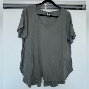 Women’s H by Bordeaux Sage Green Blouse M